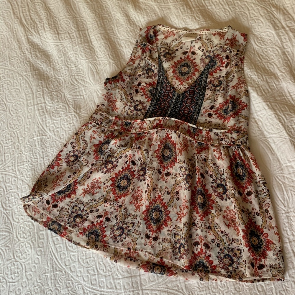 Floral, Flowy Knox Rose Tank Top